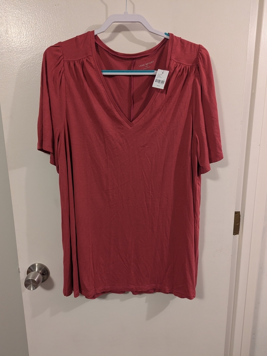 Lane Bryant Tops - Lane Bryant V-Neck Short Sleeve Top
